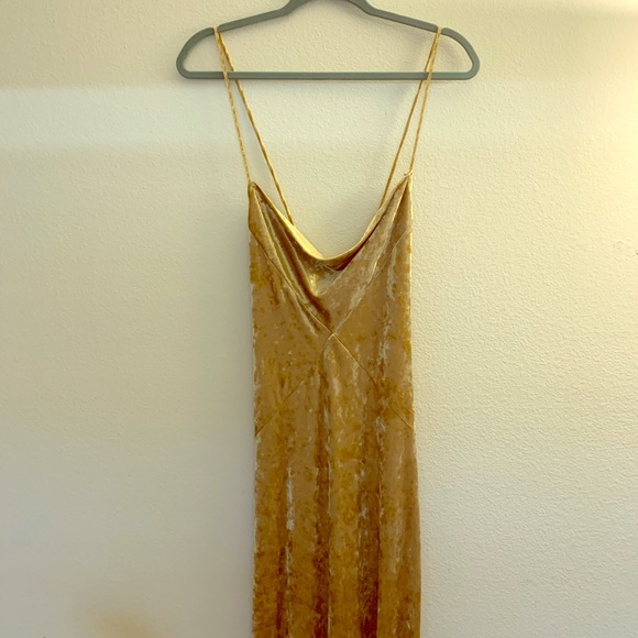 Velvet maxi dress - Picture 1 of 3